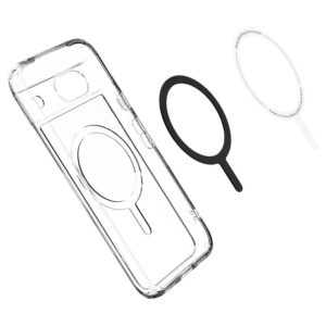 Spigen Ultra Hybrid OneTap Metal Ring MagSafe, baltos spalvos - Google Pixel 8a - Image 9