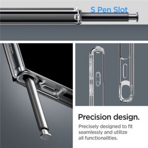 Spigen Ultra Hybrid OneTap Metal Ring MagSafe, baltos spalvos - Samsung Galaxy S24 Ultra - Image 6