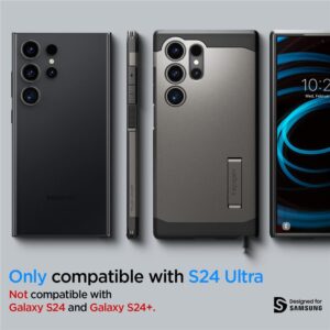 Spigen Tough Armor - dėklas skirtas Samsung Galaxy S24 Ultra Gunmetal - Image 11