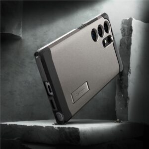 Spigen Tough Armor - dėklas skirtas Samsung Galaxy S24 Ultra Gunmetal - Image 12
