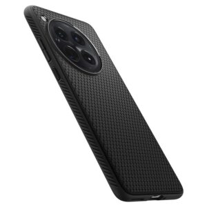 OnePlus 12 Spigen Liquid Air Matte dėklas telefonui juodos spalvos - Image 13