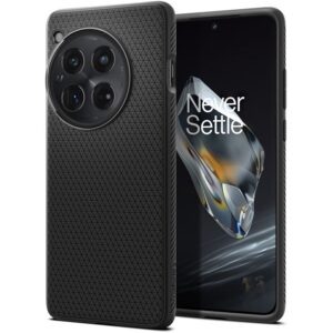 OnePlus 12 Spigen Liquid Air Matte dėklas telefonui juodos spalvos - Image 10