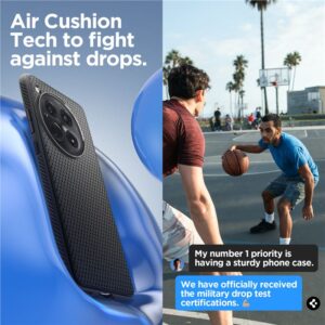 OnePlus 12 Spigen Liquid Air Matte dėklas telefonui juodos spalvos - Image 16