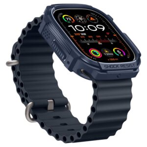 Spigen Rugged Armor - Case for Apple Watch Ultra 1/2 49 mm (Navy Blue) - Image 8