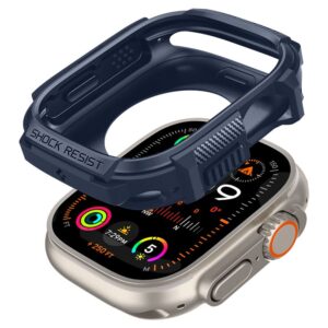 Spigen Rugged Armor - Case for Apple Watch Ultra 1/2 49 mm (Navy Blue) - Image 10