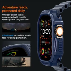 Spigen Rugged Armor - Case for Apple Watch Ultra 1/2 49 mm (Navy Blue) - Image 11