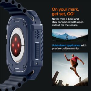 Spigen Rugged Armor - Case for Apple Watch Ultra 1/2 49 mm (Navy Blue) - Image 12
