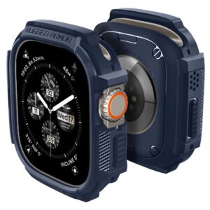 Spigen Rugged Armor - Case for Apple Watch Ultra 1/2 49 mm (Navy Blue) - Image 15