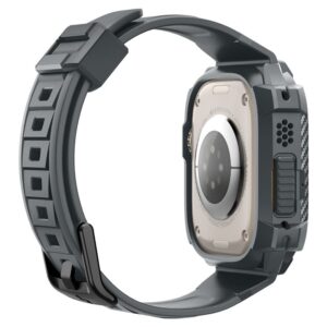 Spigen Rugged Armor Pro - Strap with case for Apple Watch Ultra 49 mm (Dark Grey) - Image 15