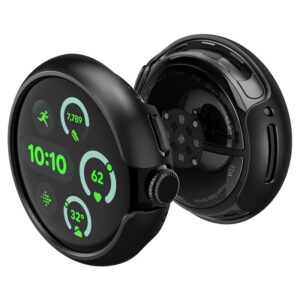 Spigen Thin Fit, juodos spalvos - Google Pixel Watch 3/2/1 (41mm) - Image 3