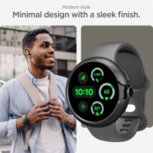 Spigen Thin Fit, juodos spalvos - Google Pixel Watch 3/2/1 (41mm) - Image 6