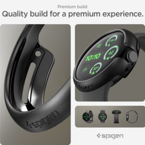 Spigen Thin Fit, juodos spalvos - Google Pixel Watch 3/2/1 (41mm) - Image 10