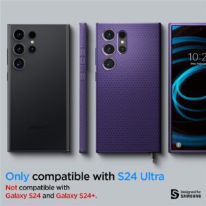 Spigen Liquid Air - dėklas skirtas Samsung Galaxy S24 Ultra Deep Purple - Image 13