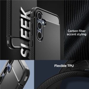 Samsung Galaxy A55 5G Spigen Rugged Armor Matte dėklas telefonui juodos spalvos - Image 12