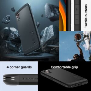 Samsung Galaxy XCover 7 Spigen Tough Armor dėklas telefonui juodos spalvos - Image 12