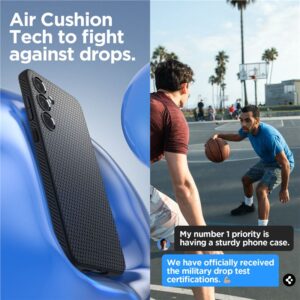 Spigen Liquid Air - dėklas skirtas Samsung Galaxy A55 5G Matte Black - Image 8