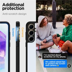 Spigen Ultra Hybrid - dėklas skirtas Samsung Galaxy A55 5G Matte Black - Image 11