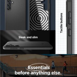 Spigen Essential SandBlast - dėklas skirtas Samsung Galaxy M55 5G Matte Black - Image 8