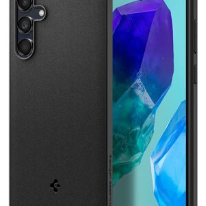 Spigen Essential SandBlast - dėklas skirtas Samsung Galaxy M55 5G Matte Black - Image 7