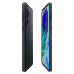 Spigen Essential SandBlast - dėklas skirtas Samsung Galaxy M55 5G Matte Black - Image 15