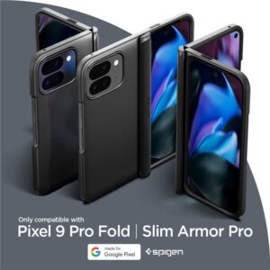 Spigen Slim Armor Pro, juodos spalvos - Google Pixel 9 Pro Fold - Image 4