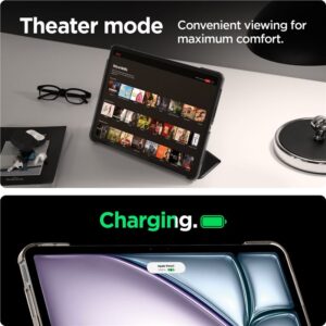 Spigen Smart Fold, juodos spalvos - Apple iPad Air 13" 2024/2025/2026 - Image 2