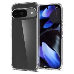 Google Pixel 9 / 9 Pro Spigen Ultra Hybrid Crystal Clear dėklas telefonui skaidrus - Image 10