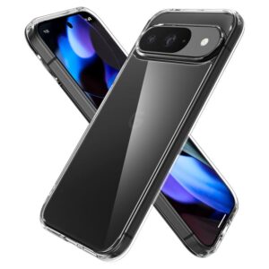 Google Pixel 9 / 9 Pro Spigen Ultra Hybrid Crystal Clear dėklas telefonui skaidrus - Image 17