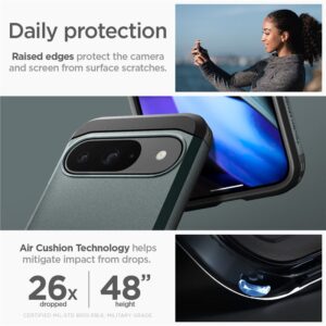 Spigen Tough Armor - dėklas skirtas Google Pixel 9 / 9 Pro Abyss Green - Image 11
