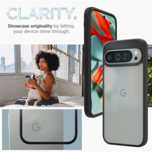 Google Pixel 9 Pro XL Spigen Ultra Hybrid Matte dėklas telefonui juodos spalvos - Image 13
