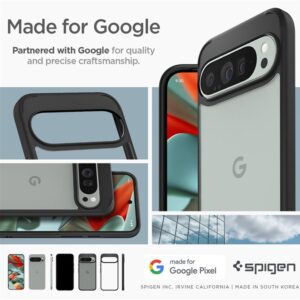 Google Pixel 9 Pro XL Spigen Ultra Hybrid Matte dėklas telefonui juodos spalvos - Image 17