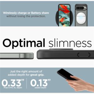 Google Pixel 9 Pro XL Spigen Ultra Hybrid Matte dėklas telefonui juodos spalvos - Image 18