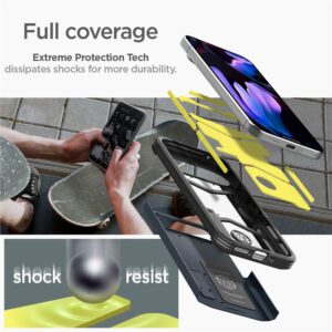 Google Pixel 9 Pro XL Spigen Tough Armor Metal Slate dėklas telefonui juodos spalvos - Image 20