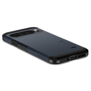 Google Pixel 9 Pro XL Spigen Tough Armor Metal Slate dėklas telefonui juodos spalvos - Image 16