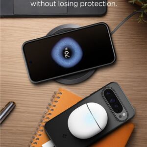 Google Pixel 9 Pro XL Spigen Thin Fit dėklas telefonui juodos spalvos - Image 15