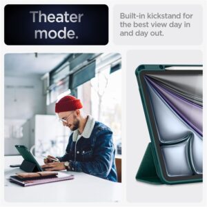 Spigen Urban Fit - dėklas skirtas Apple iPad Pro 13 M4, 2024 Midnight Green - Image 17
