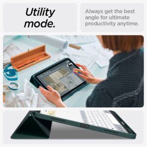 Spigen Urban Fit - dėklas skirtas Apple iPad Pro 13 M4, 2024 Midnight Green - Image 14