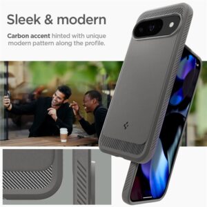 Spigen Rugged Armor - dėklas skirtas Google Pixel 9 / 9 Pro Marble Grey - Image 10