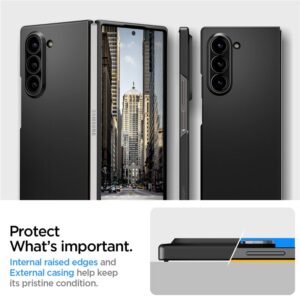 Spigen Airskin - dėklas skirtas Samsung Galaxy Z Fold 6 Black - Image 9
