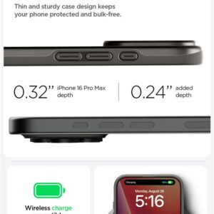 Spigen Thin Fit MagSafe Apple iPhone 16 Pro Max - dėklas telefonui juodos spalvos - Image 10