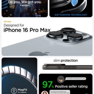 Spigen Thin Fit MagSafe Apple iPhone 16 Pro Max - dėklas telefonui juodos spalvos - Image 13