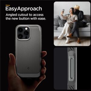 Spigen Rugged Armor MagSafe do Apple iPhone 16 Pro Max - dėklas telefonui pilkos spalvos - Image 15