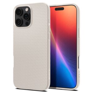 Spigen Liquid Air Apple iPhone 16 Pro Max - dėklas telefonui titano spalvos - Image 8