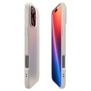 Spigen Liquid Air Apple iPhone 16 Pro Max - dėklas telefonui titano spalvos - Image 12