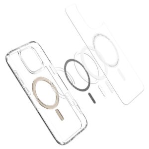 Apple iPhone 16 Pro MAX Spigen Ultra Hybrid Mag MagSafe dėklas telefonui aukso spalvos - Image 7
