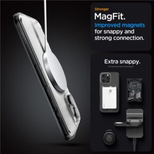 Spigen Ultra Hybrid Mag MagSafe - dėklas skirtas Apple iPhone 16 Pro Max Frost Clear - Image 14