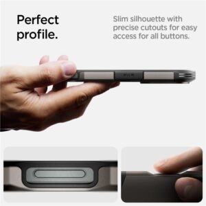 Spigen Tough Armor MagSafe su stoveliu Apple iPhone 16 Pro Max - dėklas telefonui juodos spalvos - Image 10