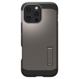 Spigen Tough Armor MagSafe su stoveliu Apple iPhone 16 Pro Max - dėklas telefonui juodos spalvos - Image 12