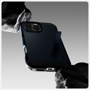 Spigen Tough Armor MagSafe su stoveliu Apple iPhone 16 Pro Max - dėklas telefonui pilkos spalvos - Image 13