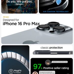 Spigen Classic C1 MagSafe, graphite - Apple iPhone 16 Pro Max - Image 13
